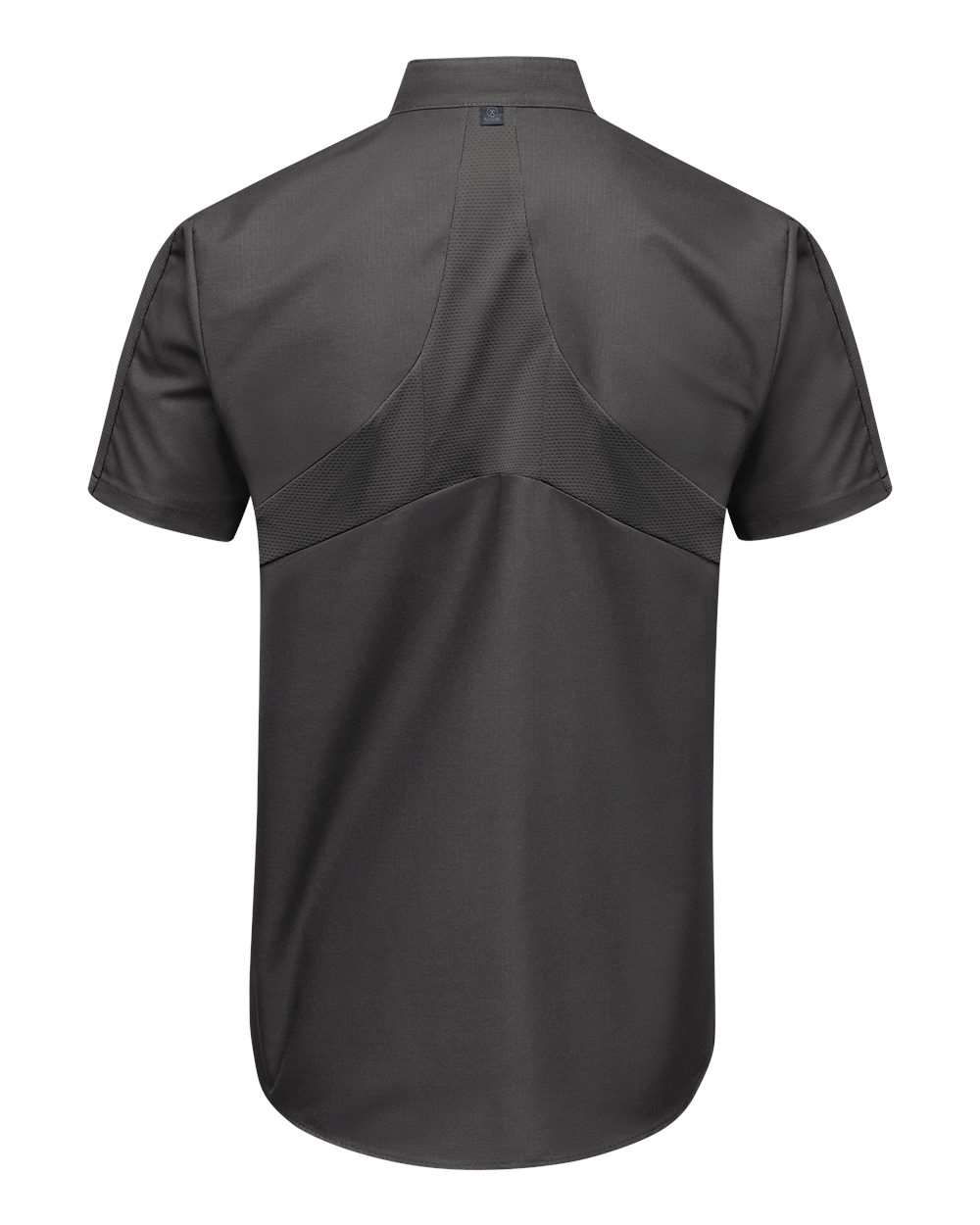 Front View of Charcoal Mimix™ Pro+ Short Sleeve Work Shirt With OilBlok - Tall Sizes - SX46T