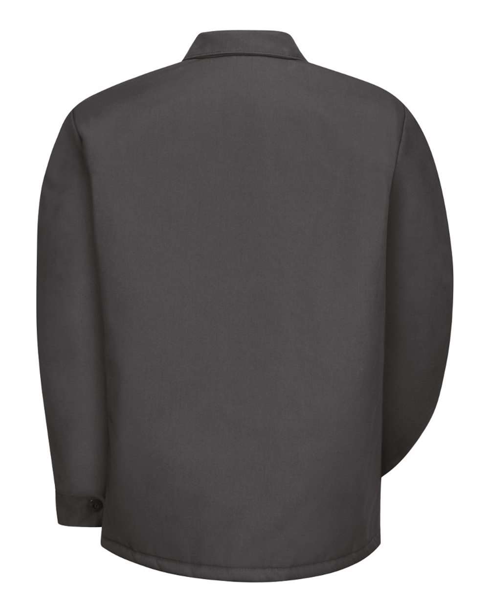 Front View of Charcoal Perma-Lined Panel Jacket - Tall Sizes - JT50T