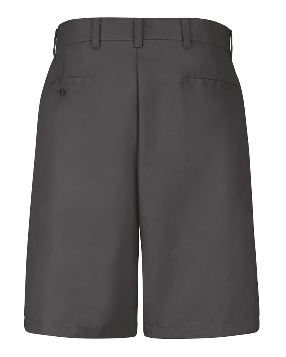 Front View of Charcoal Plain Front Shorts - Odd Sizes - PT26ODD