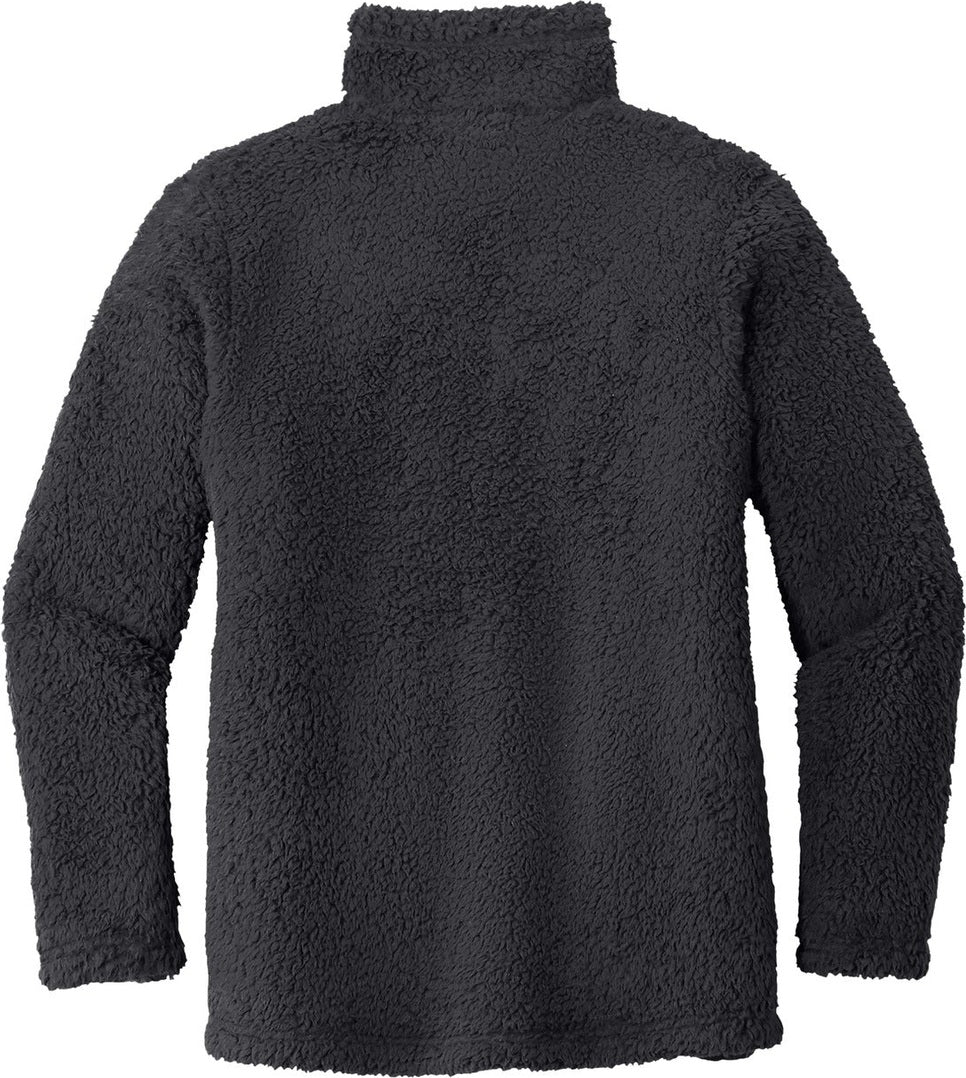 Front View of Charcoal Port Authority Women's Cozy 1/4-Zip Fleece L130