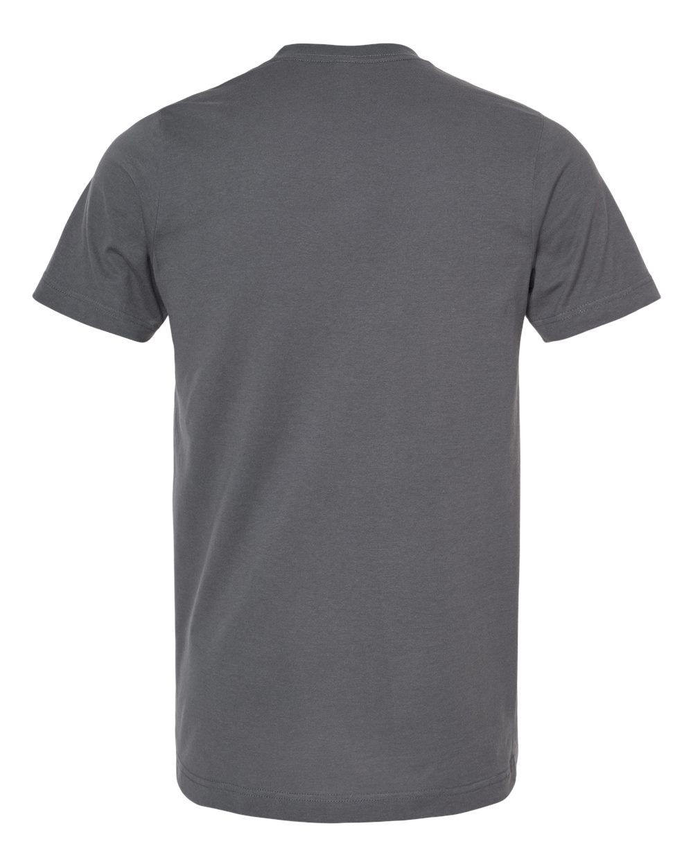 Front View of Charcoal Premium Cotton T-Shirt - 502