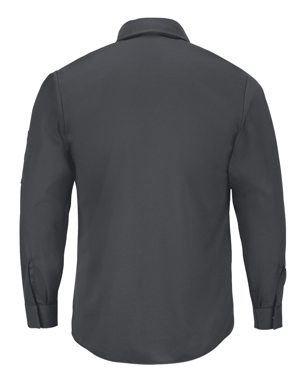 Front View of Charcoal Pro Airflow Long Sleeve Work Shirt - SP3A