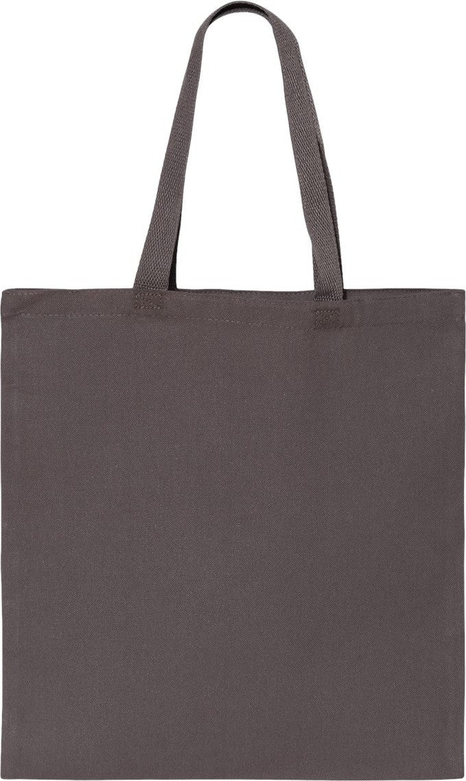 Front View of Charcoal Promotional Tote - Q800