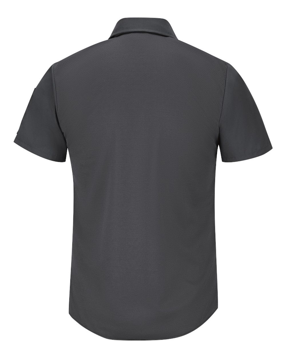 Front View of Charcoal Short Sleeve Pro Airflow Work Shirt - Tall Sizes - SP4AT