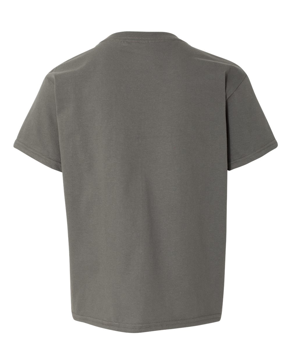 Front View of Charcoal Softstyle® Youth T-Shirt - 64000B