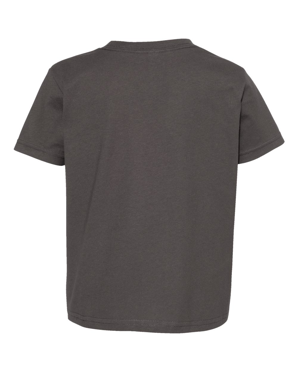 Front View of Charcoal Toddler Fine Jersey Tee - 3321