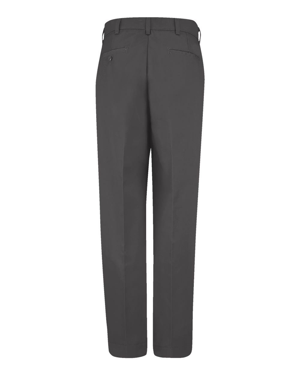 Front View of Charcoal - Unhemmed Dura-Kap Industrial Pants Extended Sizes - PT20EXT