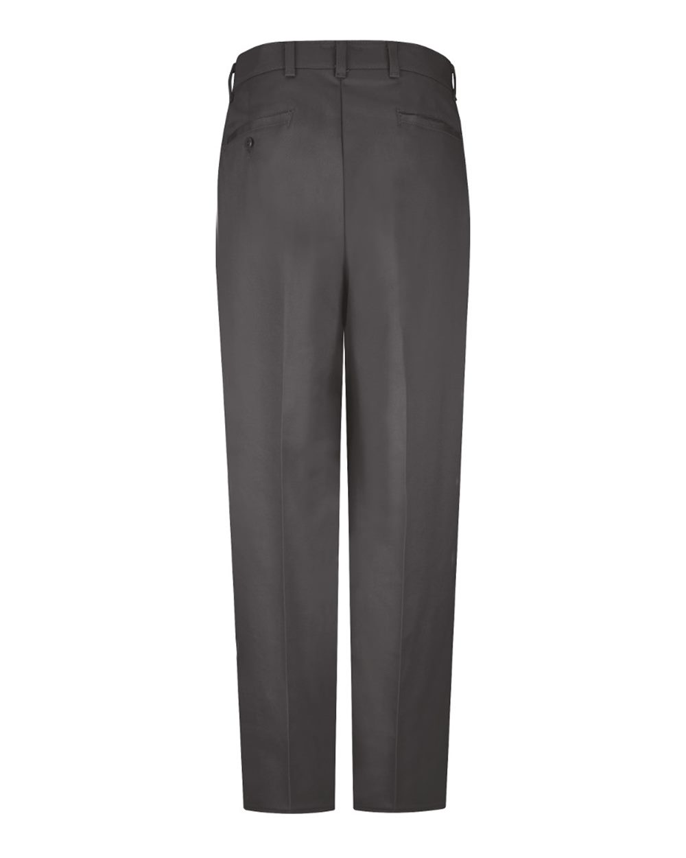 Charcoal - Unhemmed Wrinkle-Resistant Cotton Work Pants - PC20