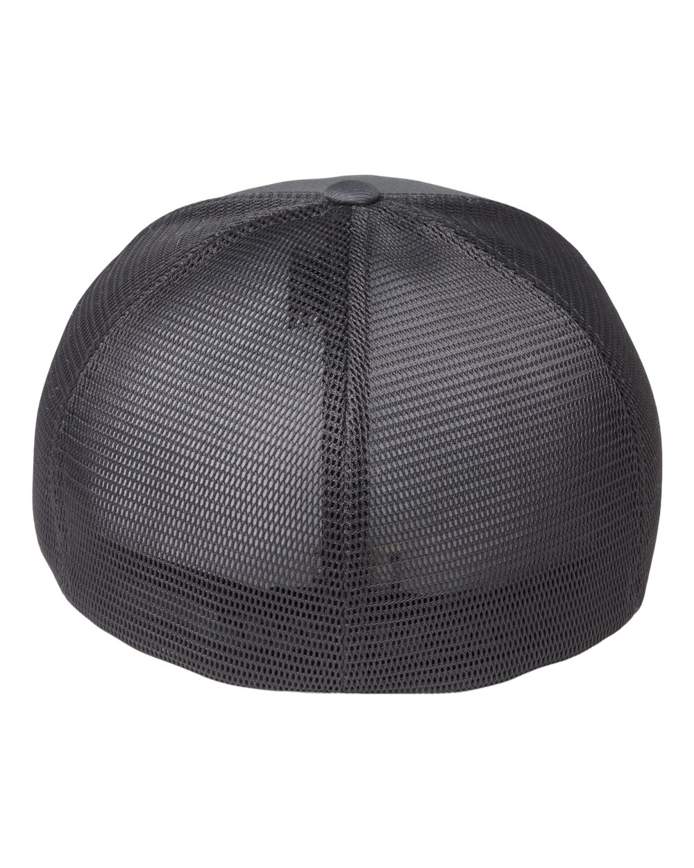 Front View of Charcoal Unipanel™ Trucker Cap - 5511UP