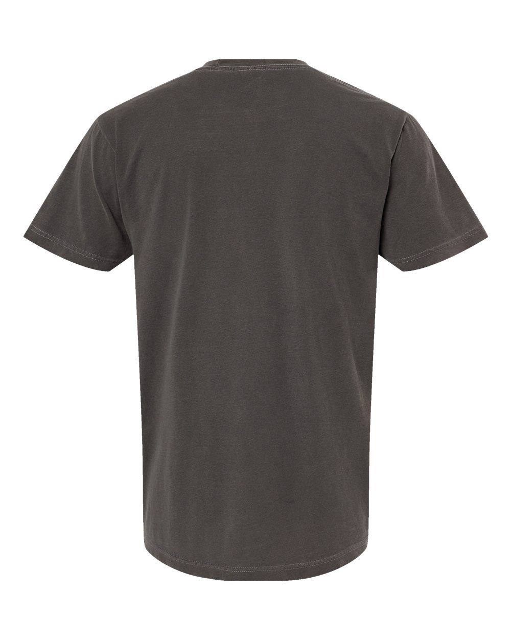 Front View of Charcoal Vintage Garment-Dyed T-Shirt - 6500M