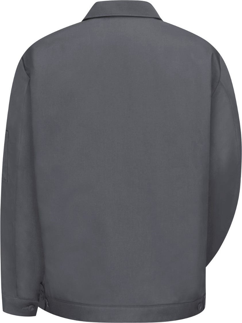 Front View of Charcoal Waist Length Jacket - JT22