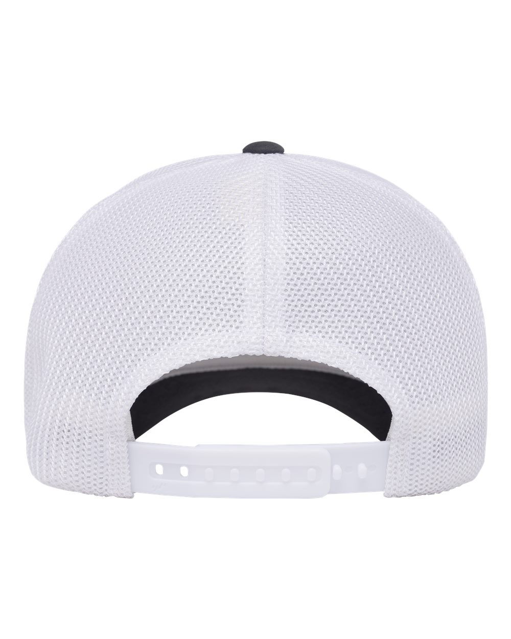 Front View of Charcoal/ White 110® Recycled Mesh Cap - 110R