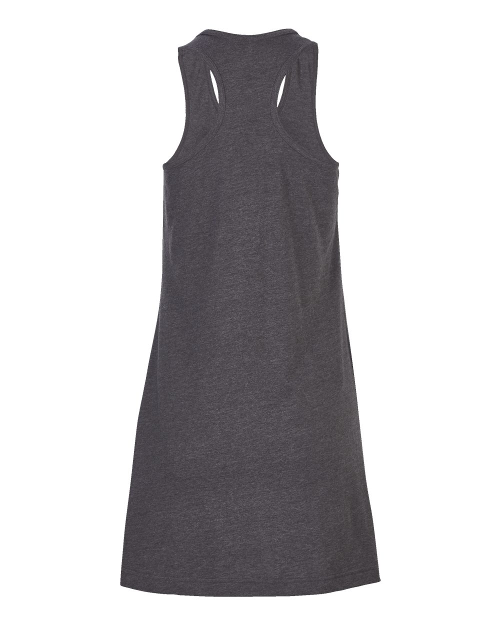 Front View of Charcoal Women's Caydn Tank Dress - BW4102