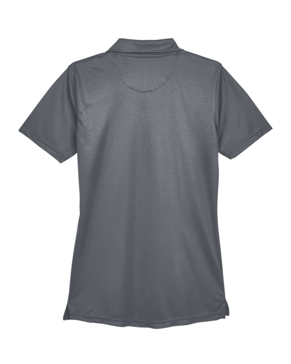 Front View of Charcoal Women's Cool & Dry Sport Performance Interlock Polo - 8425L
