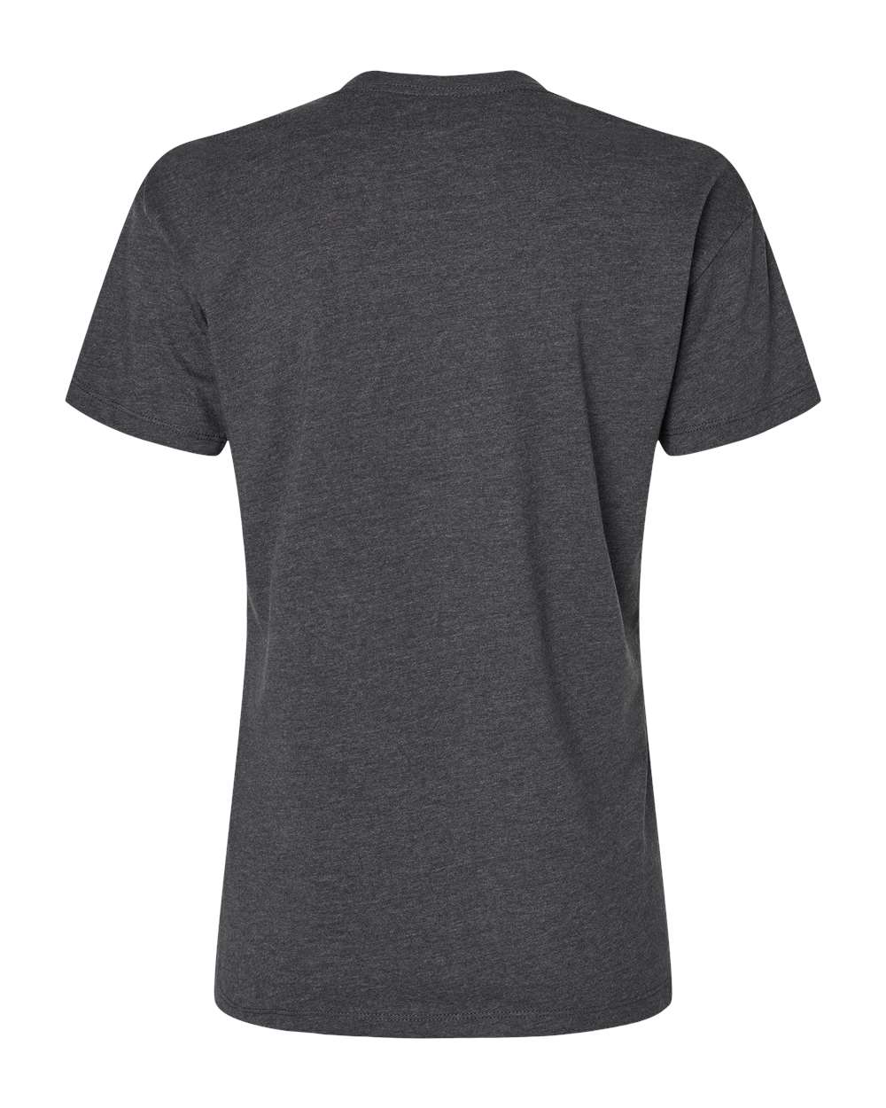 Front View of Charcoal Women's CVC Relaxed T-Shirt - 6600