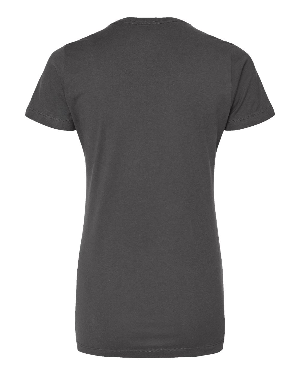 Front View of Charcoal Women's Premium Cotton T-Shirt - 516