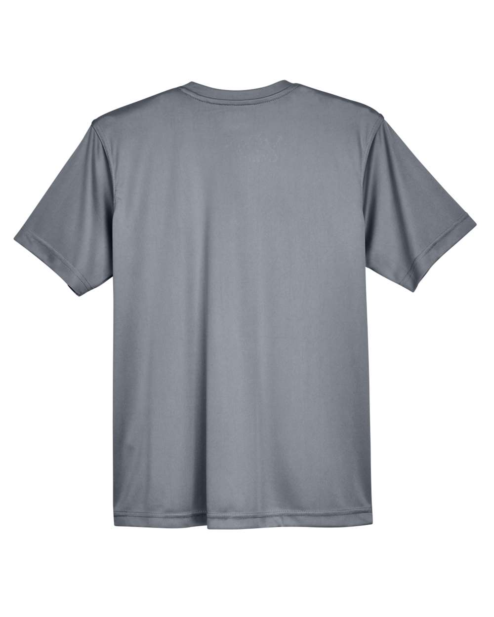 Front View of Charcoal Youth Cool & Dry Sport Performance Interlock T-shirt - 8420Y