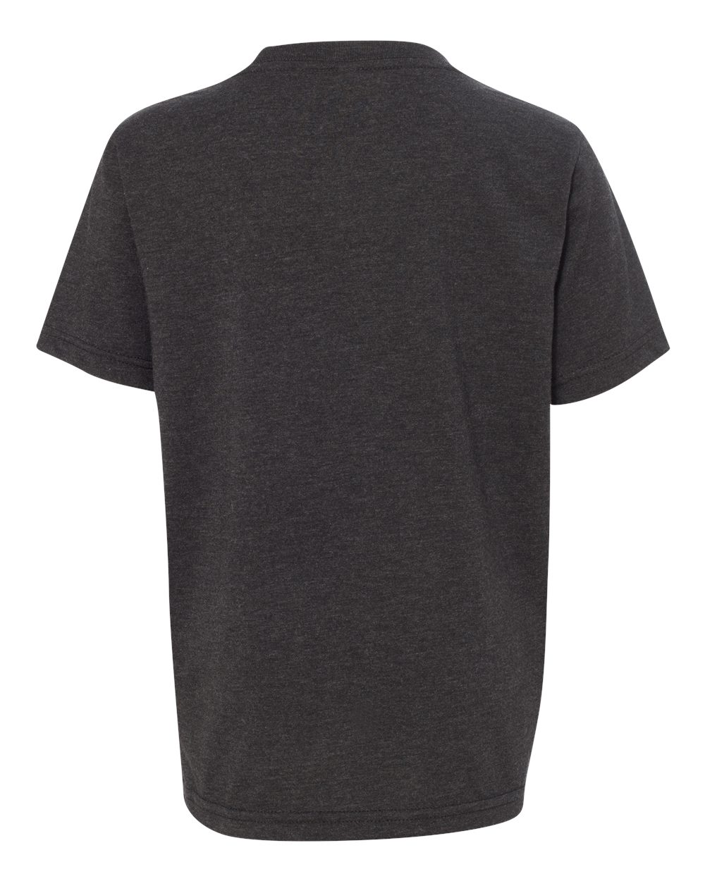 Rear View of Charcoal Youth CVC T-Shirt - 3312