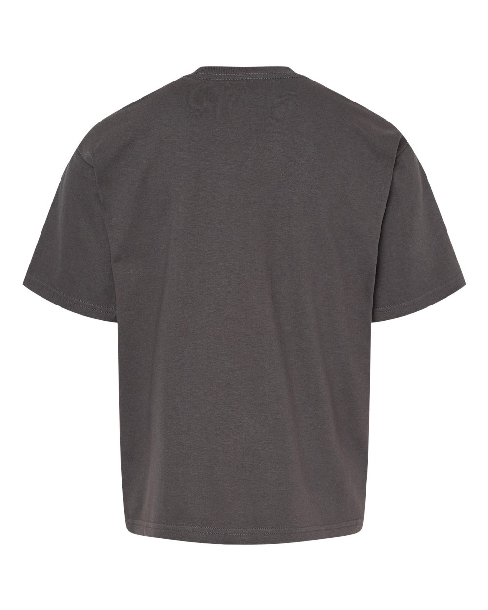 Front View of Charcoal Youth Gold Soft Touch T-Shirt - 4850