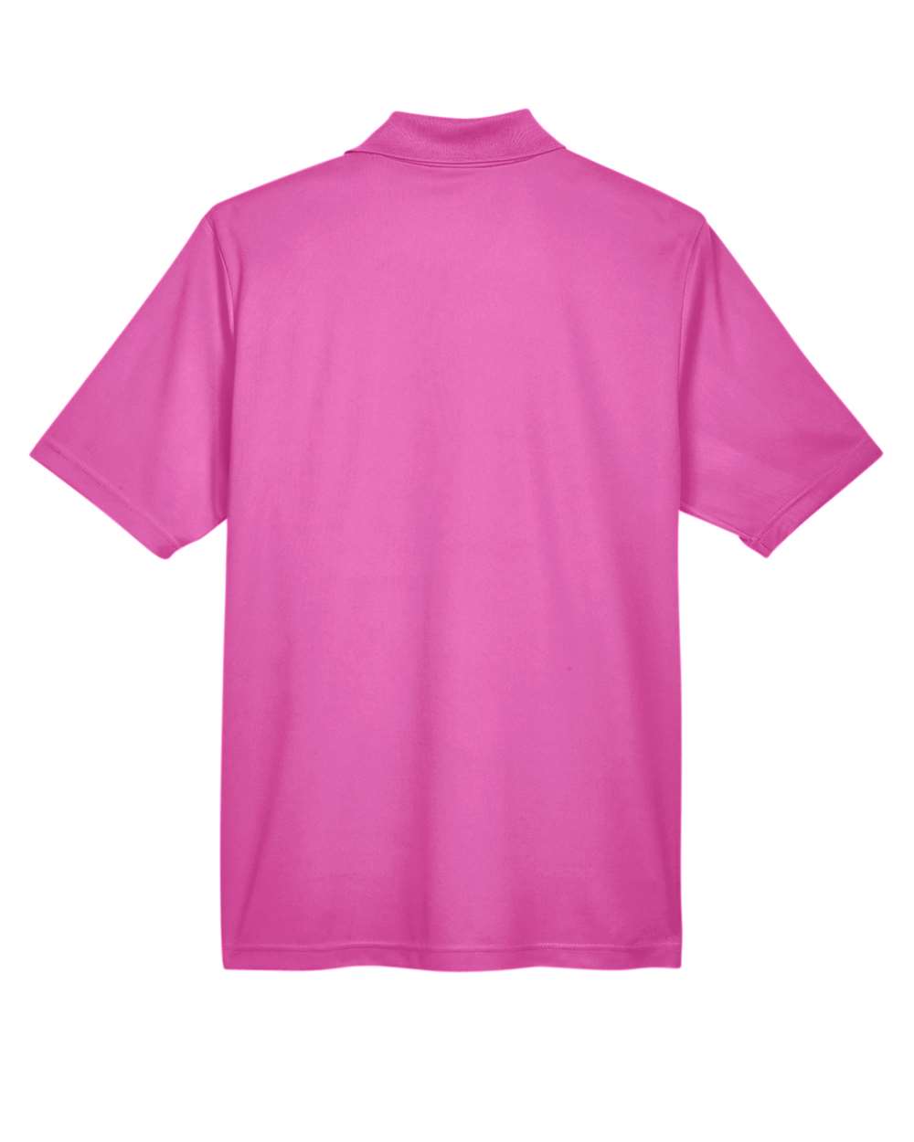 Front View of Charity Pink Men's Origin Performance Piqué Polo - 88181