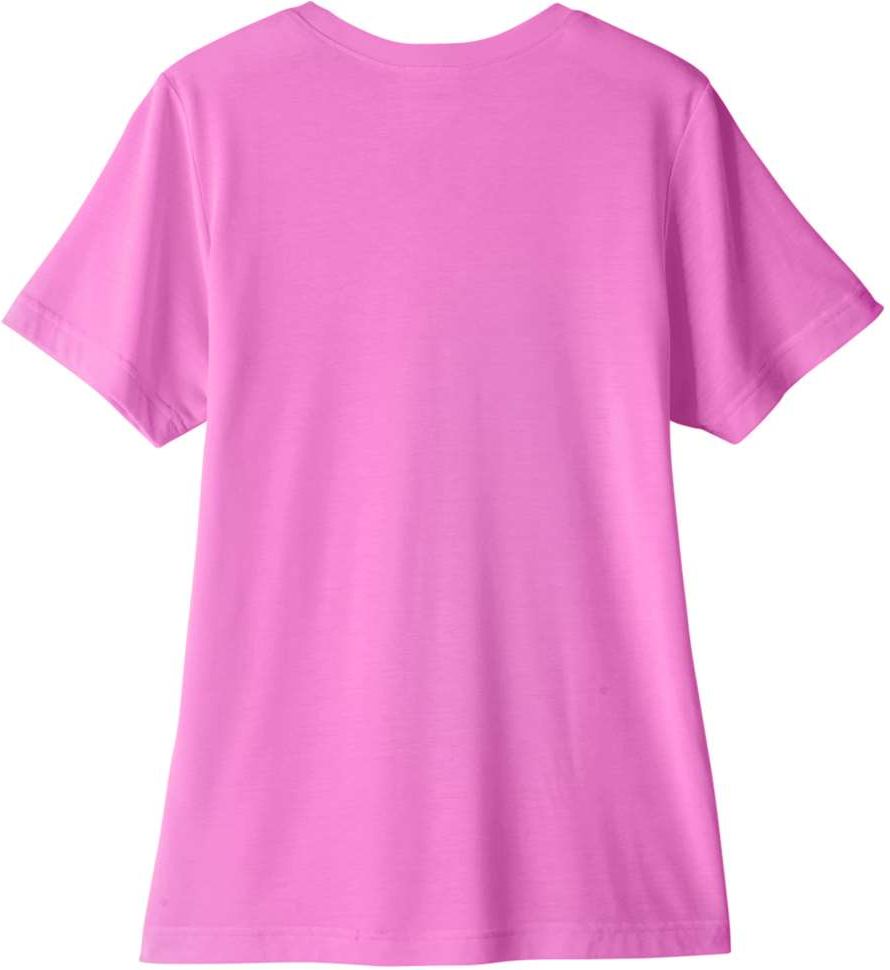 Front View of Charity Pink Women's Fusion ChromaSoft™ Performance T-Shirt - CE111W