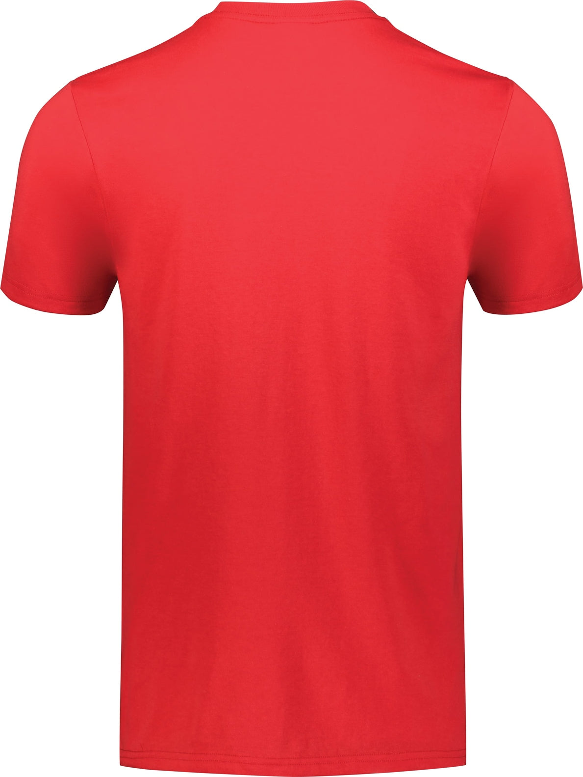 Rear View of CHERRY RED ALL-DAY CORE BASIC 50/50 TEE