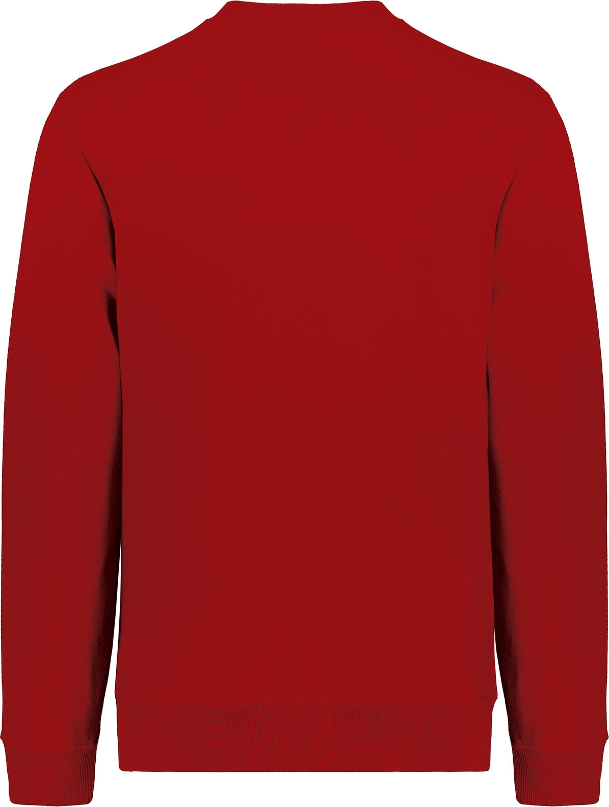 Rear View of CHERRY RED YTH ALL-DAY CORE BSC FLC CREW