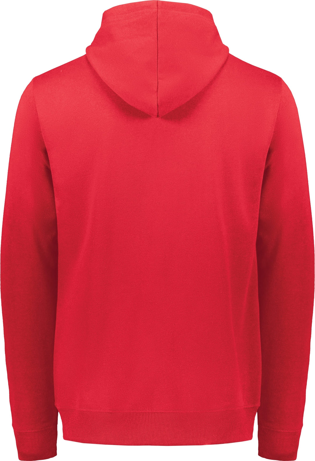 Rear View of CHERRY RED YTH ALL-DAY CORE BSC FLC HOOD