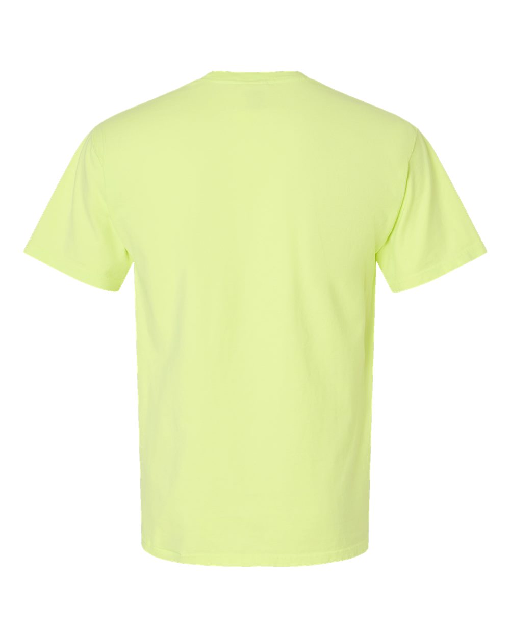 Front View of Chic Lime Garment-Dyed T-Shirt - GDH100