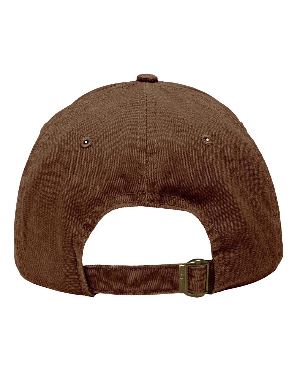 Front View of Chino Dark Brown Dad Hat Fit - SP1700