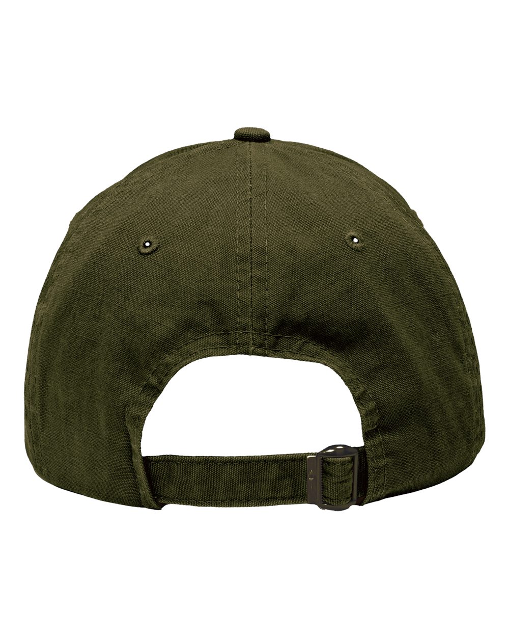 Front View of Chino Dark Olive Green Dad Hat Fit - SP1700