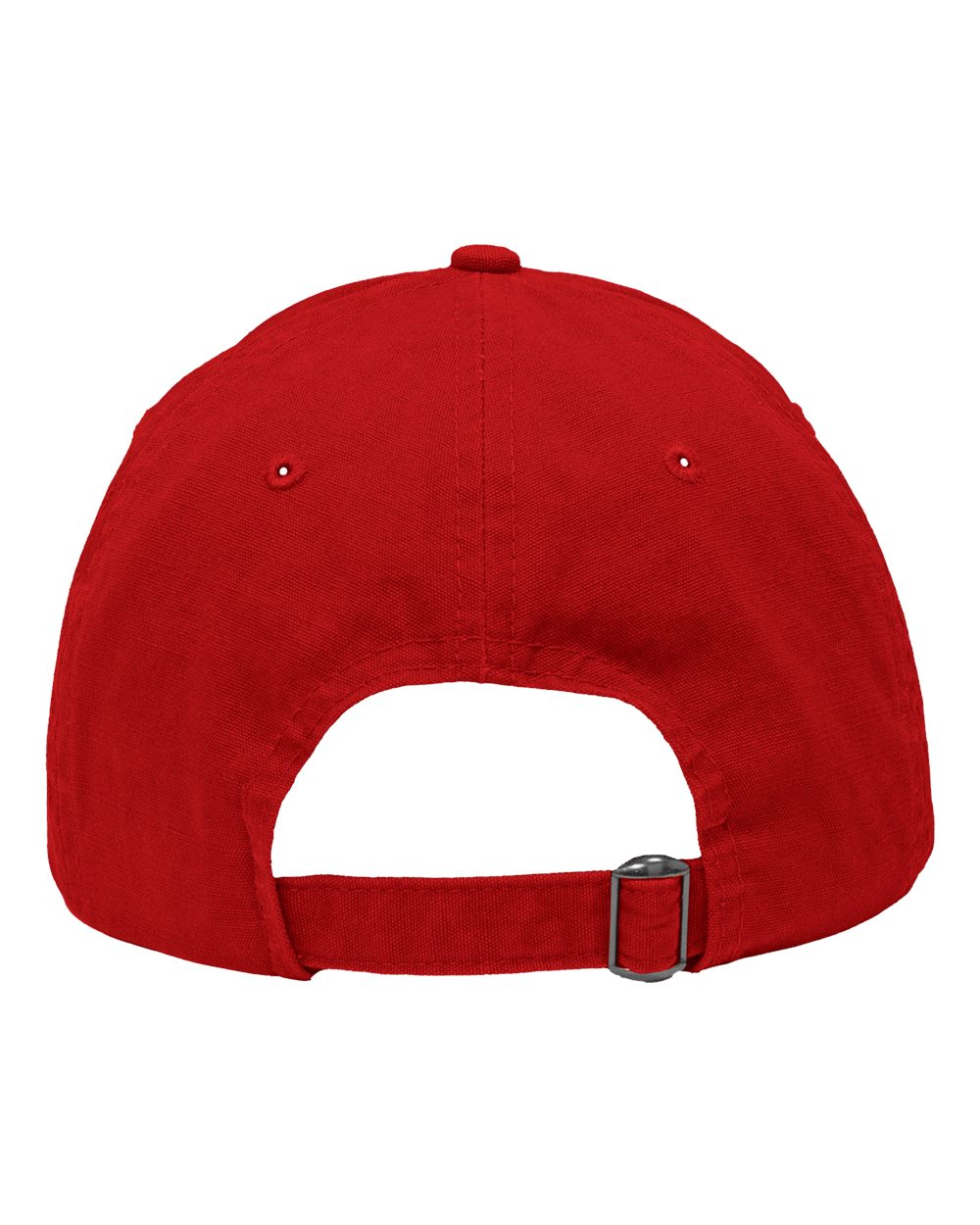 Front View of Chino Red Dad Hat Fit - SP1700