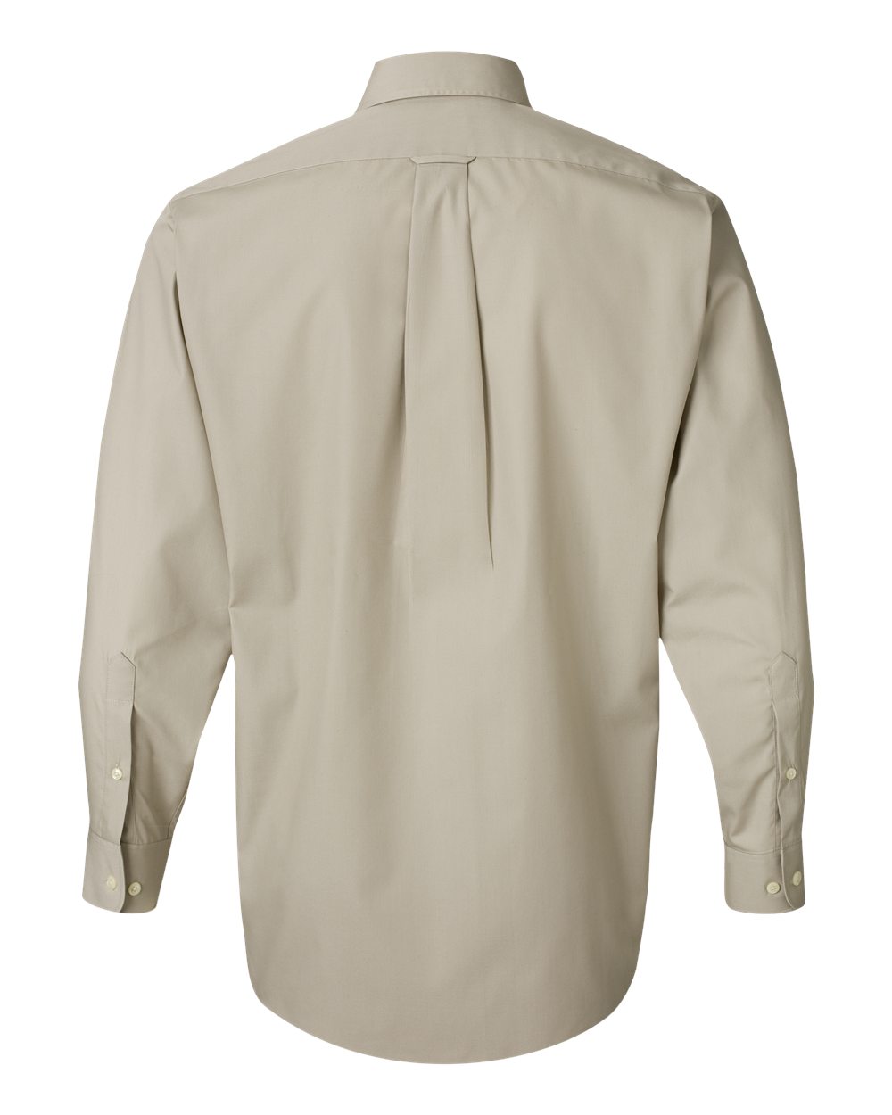Rear View of Chino Silky Poplin Shirt - 13V0113