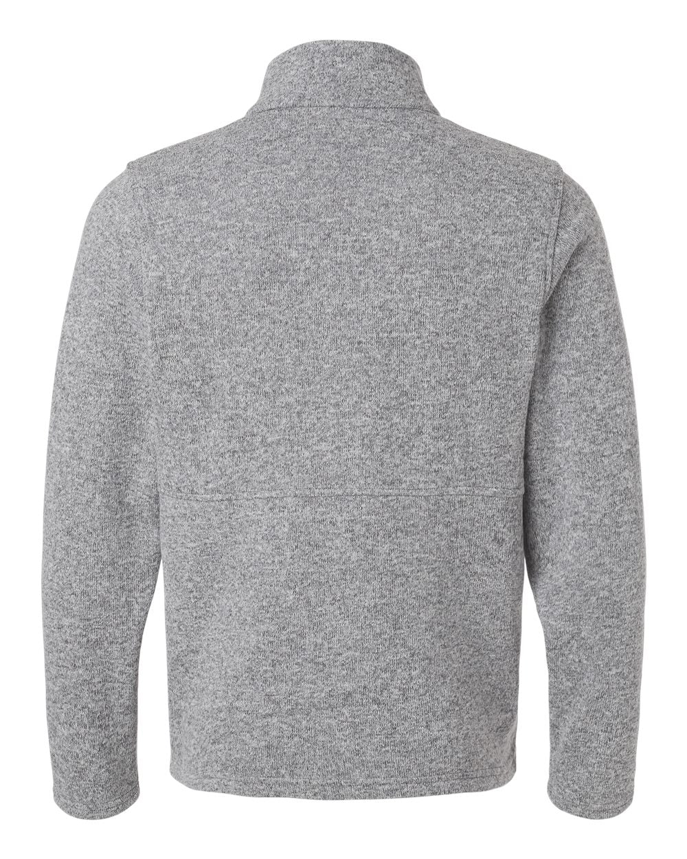 Front View of City Grey Heather Alto Pass™ Fleece Full-Zip Jacket - 209574