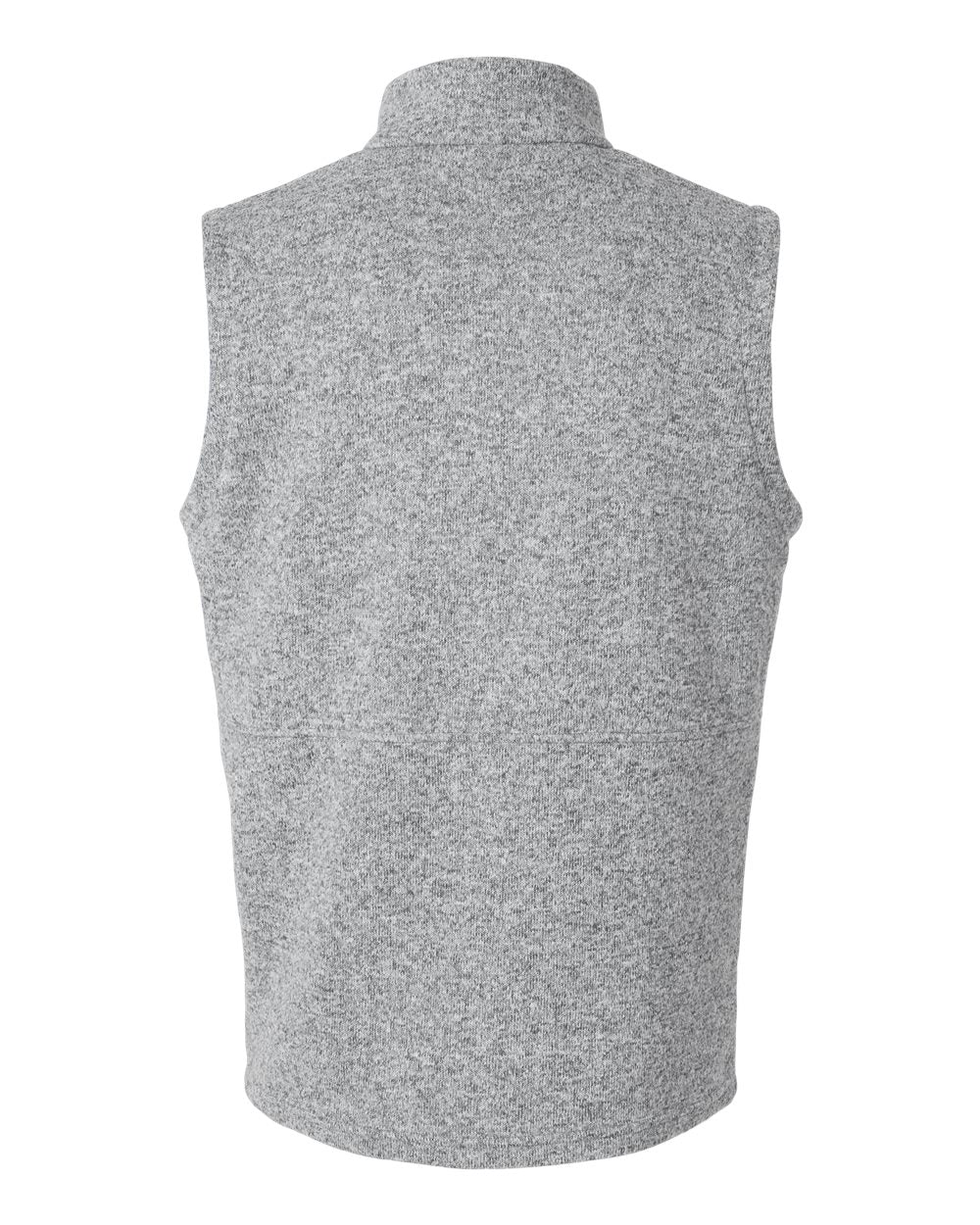Front View of City Grey Heather Alto Pass™ Fleece Vest - 209575