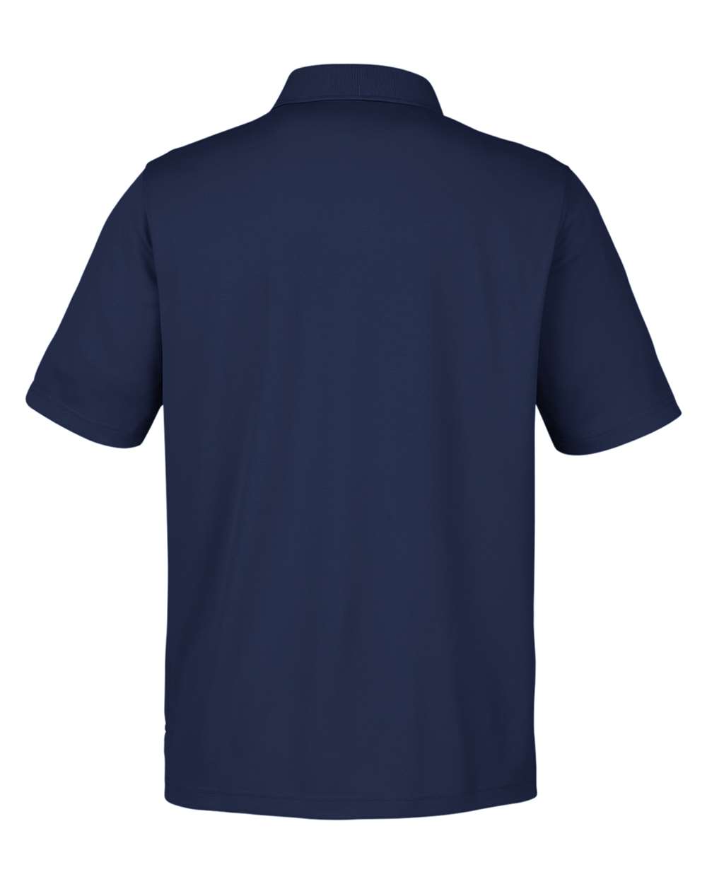 Front View of Classic Navy Men's Market Snag Protect Mesh Polo - CE104