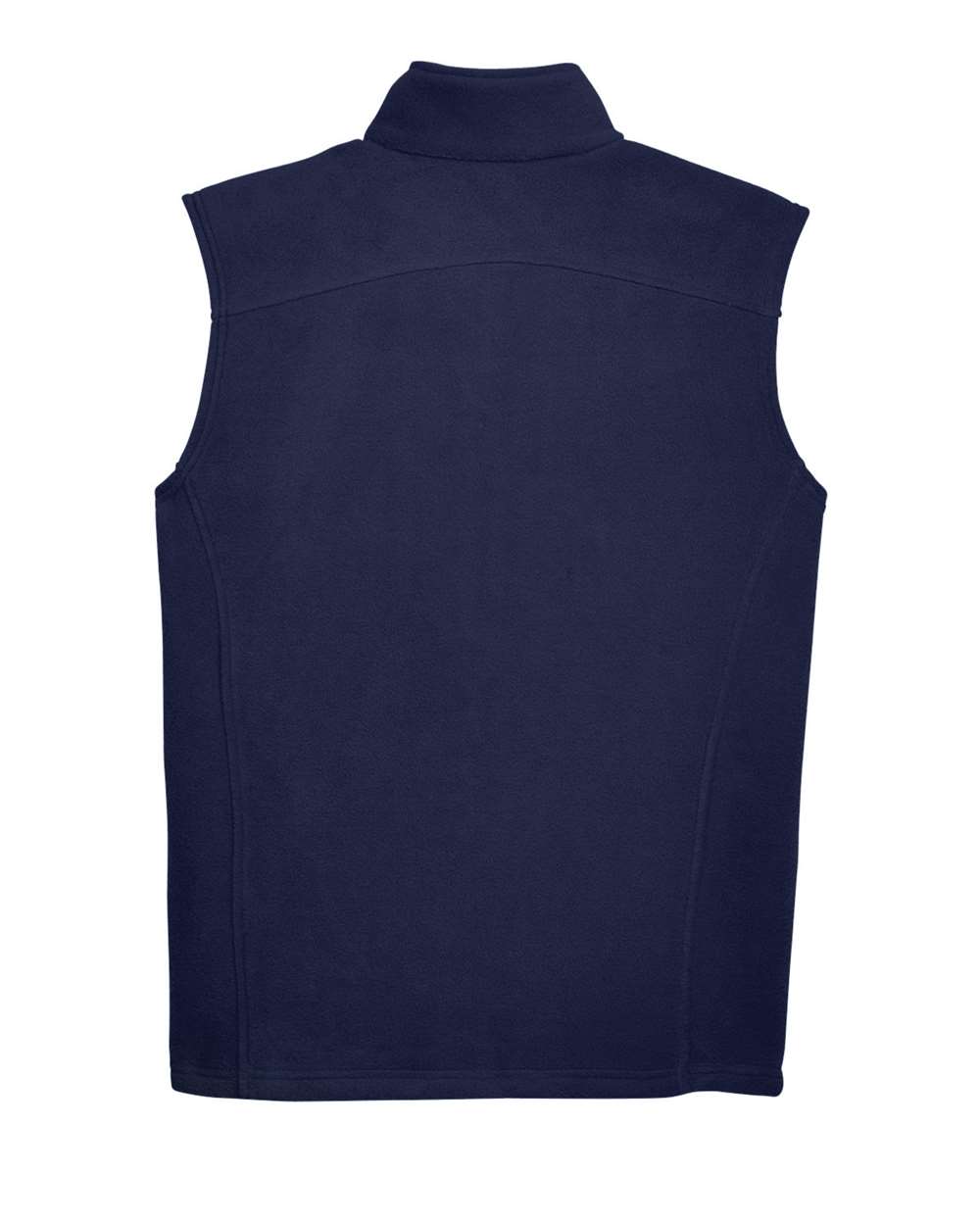Front View of Classic Navy Men's Tall Journey Fleece Vest - 88191T