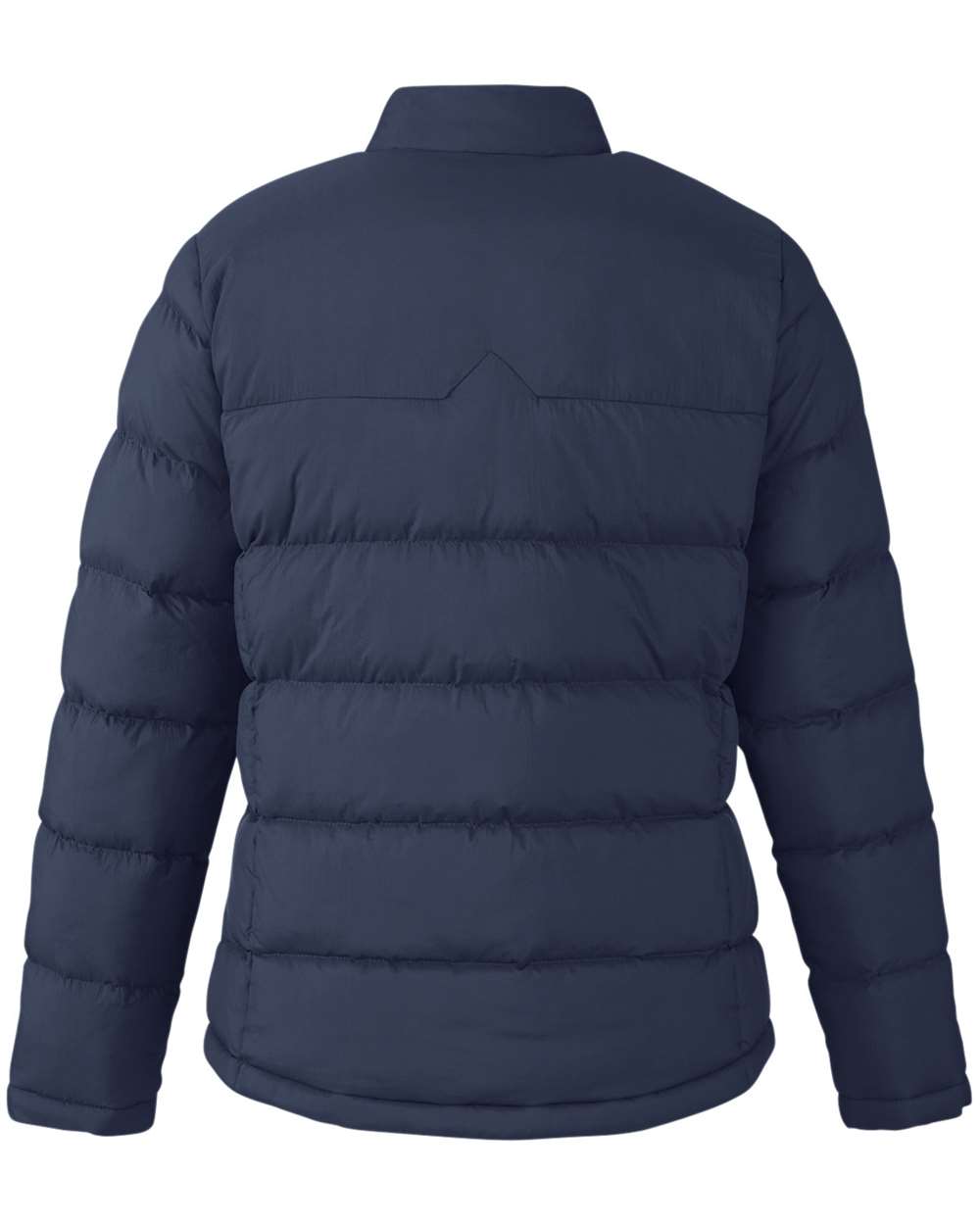 Front View of Classic Navy Women's Inspire Puffer Jacket - CE720W