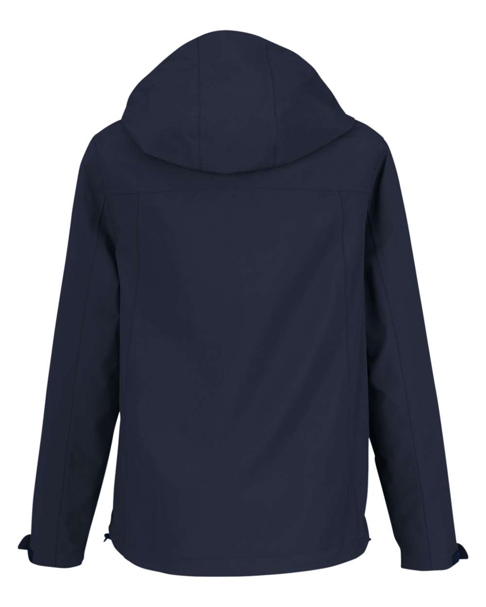 Front View of Classic Navy Women's Packable Rain Jacket - CE712W