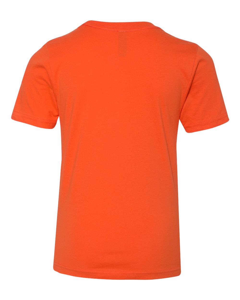 Front View of Classic Orange Youth Cotton T-Shirt - 3310