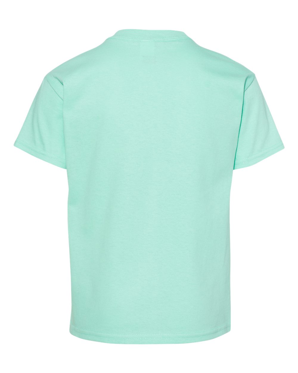 Front View of Clean Mint Essential-T Youth T-Shirt - 5480