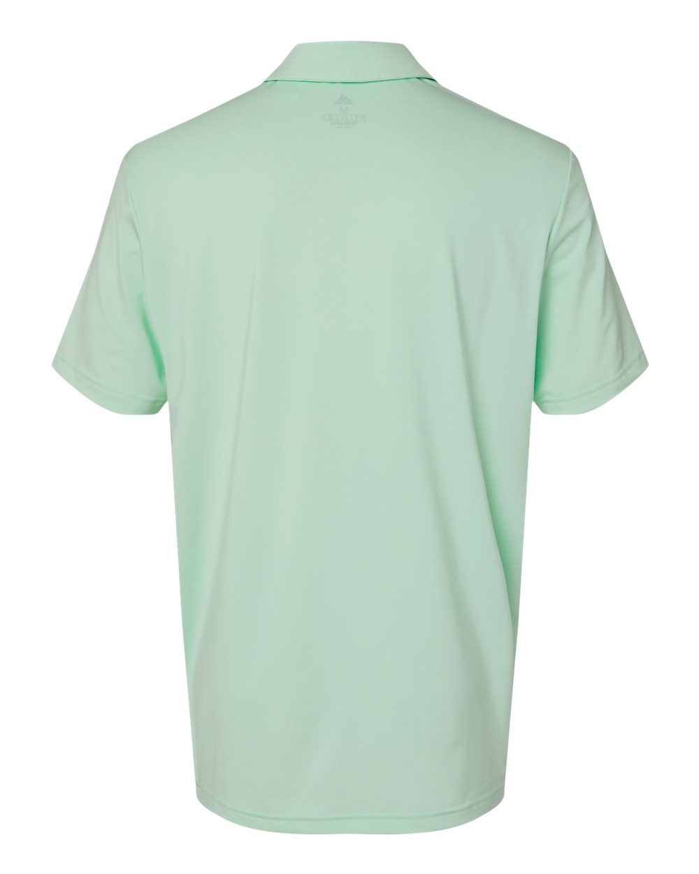 Front View of Clear Mint Ultimate Solid Polo - A514