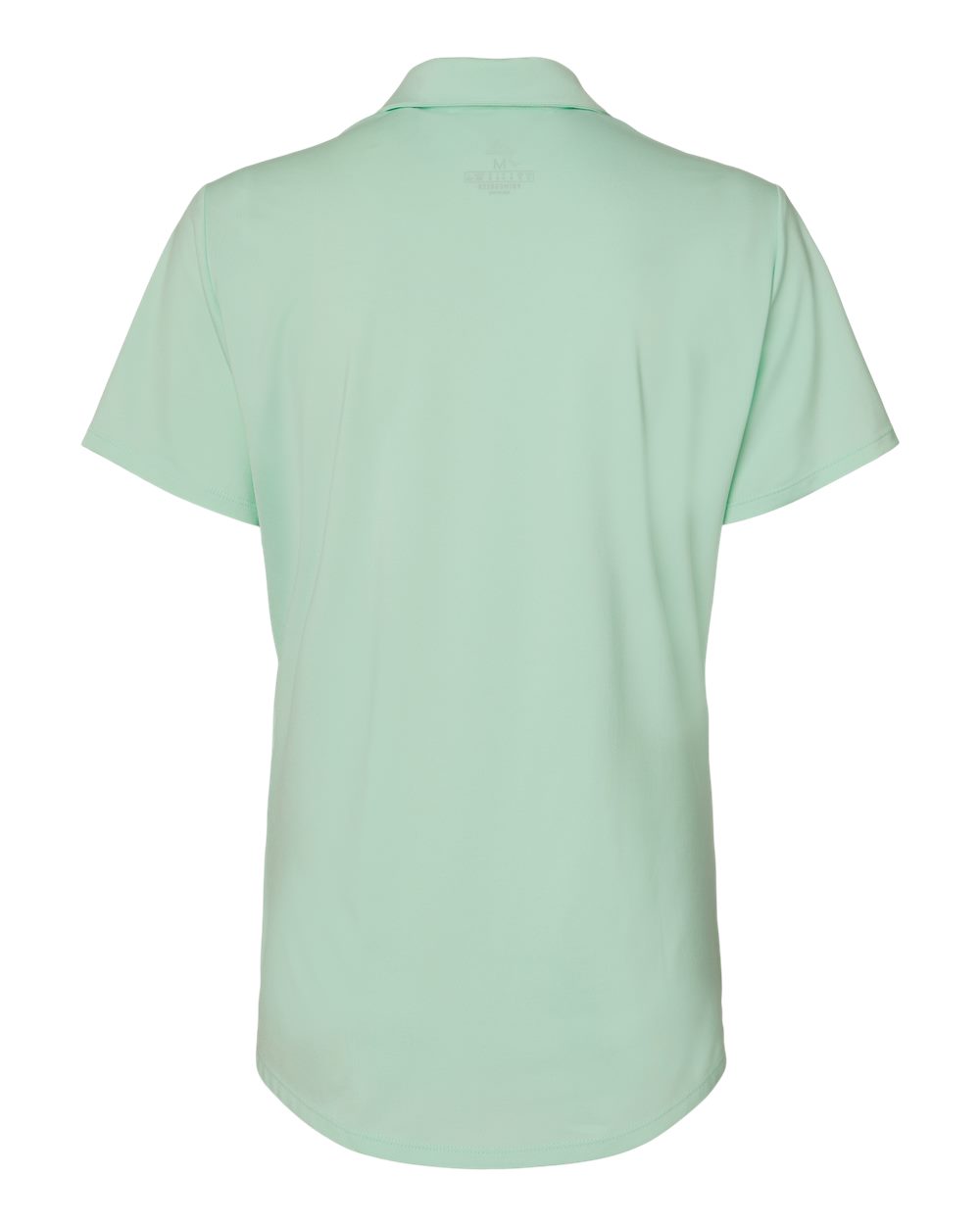 Front View of Clear Mint Women's Ultimate Solid Polo - A515