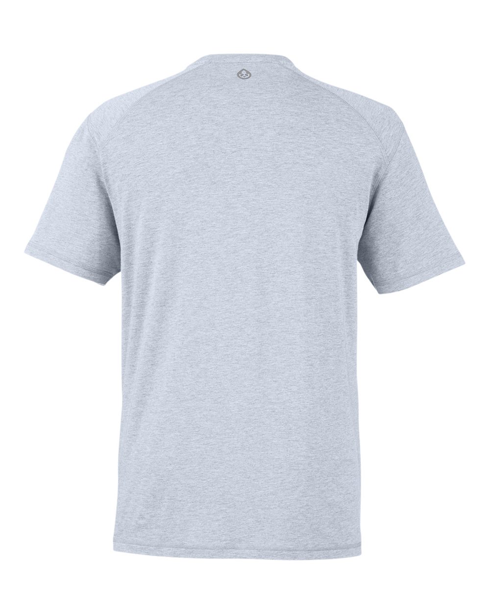 Rear View of Cloud Heather Carrollton Fitness T-Shirt - TM110AB