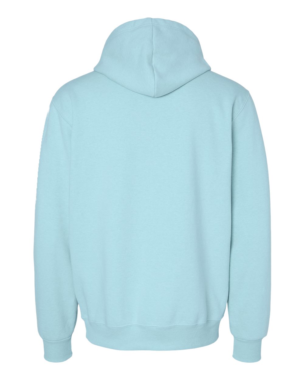 Front View of Cloud Heather Eco™ Premium Blend Ring-Spun Hooded Sweatshirt - 700MR