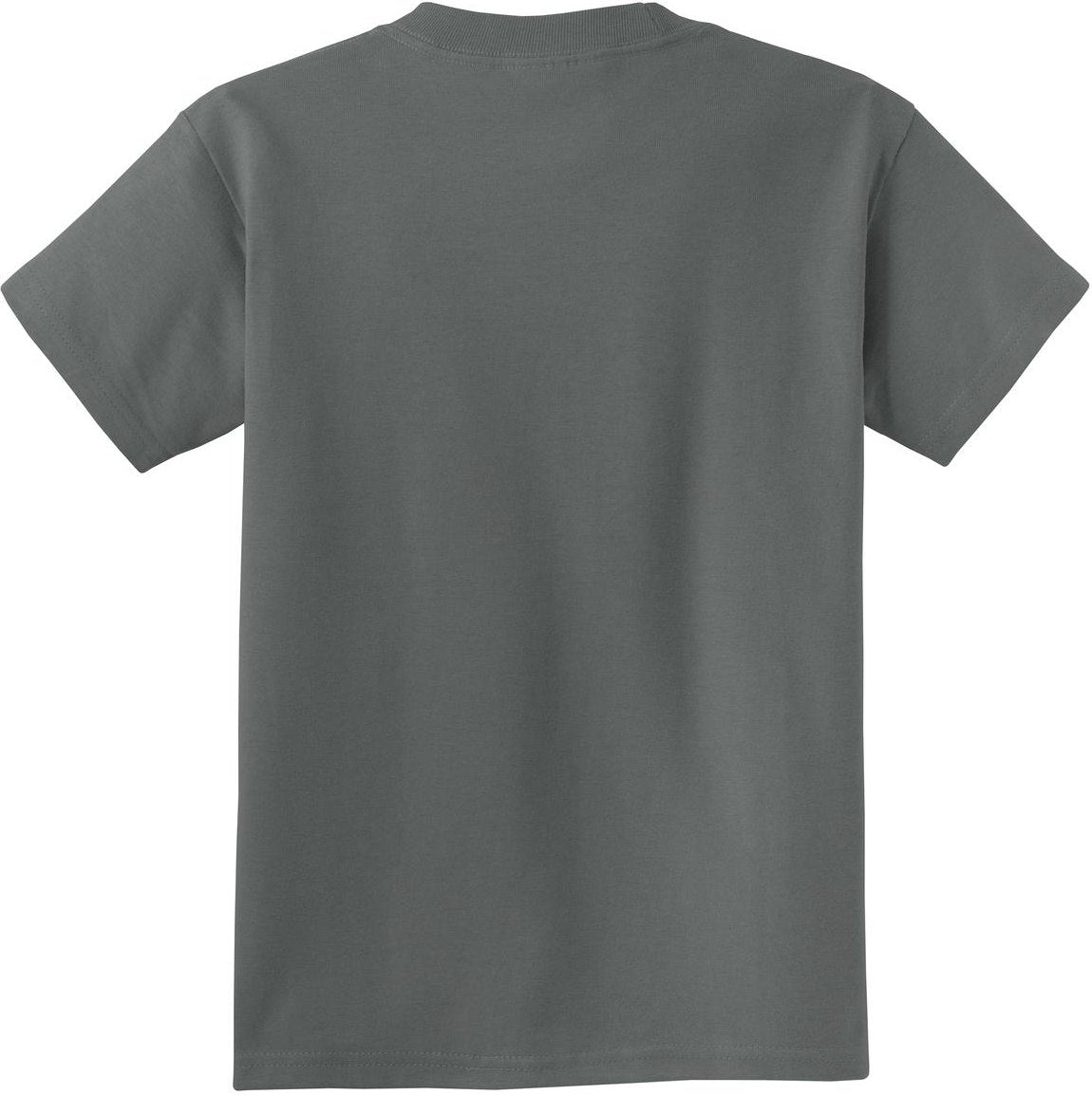 Front View of Coal Port & Co Youth Beach Wash Garment-Dyed Tee. PC099Y