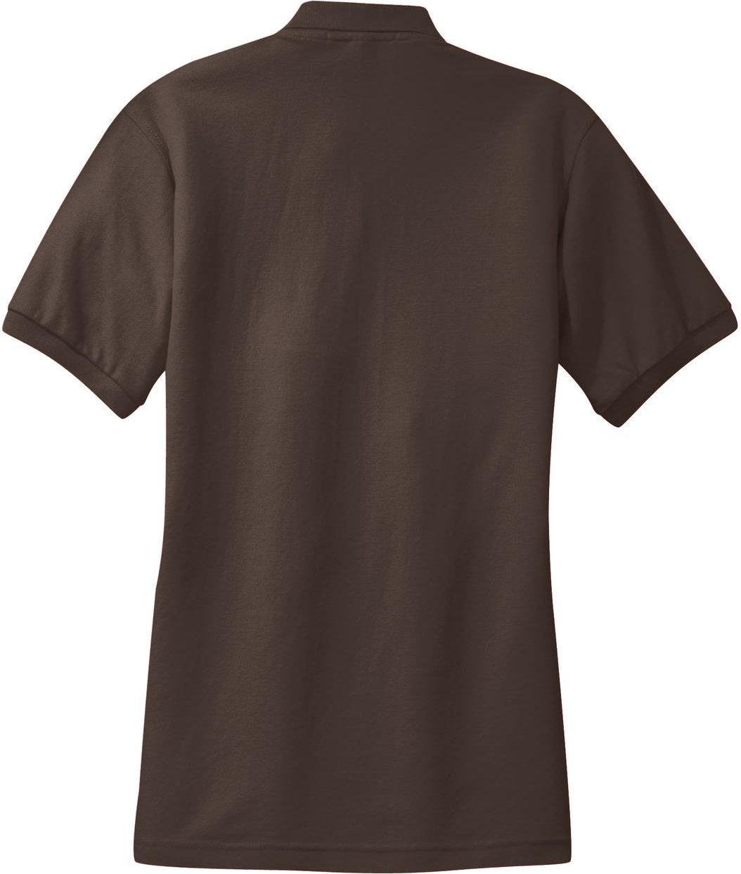 Front View of Coffee Bean Port Authority Women's Silk Touch Polo. L500