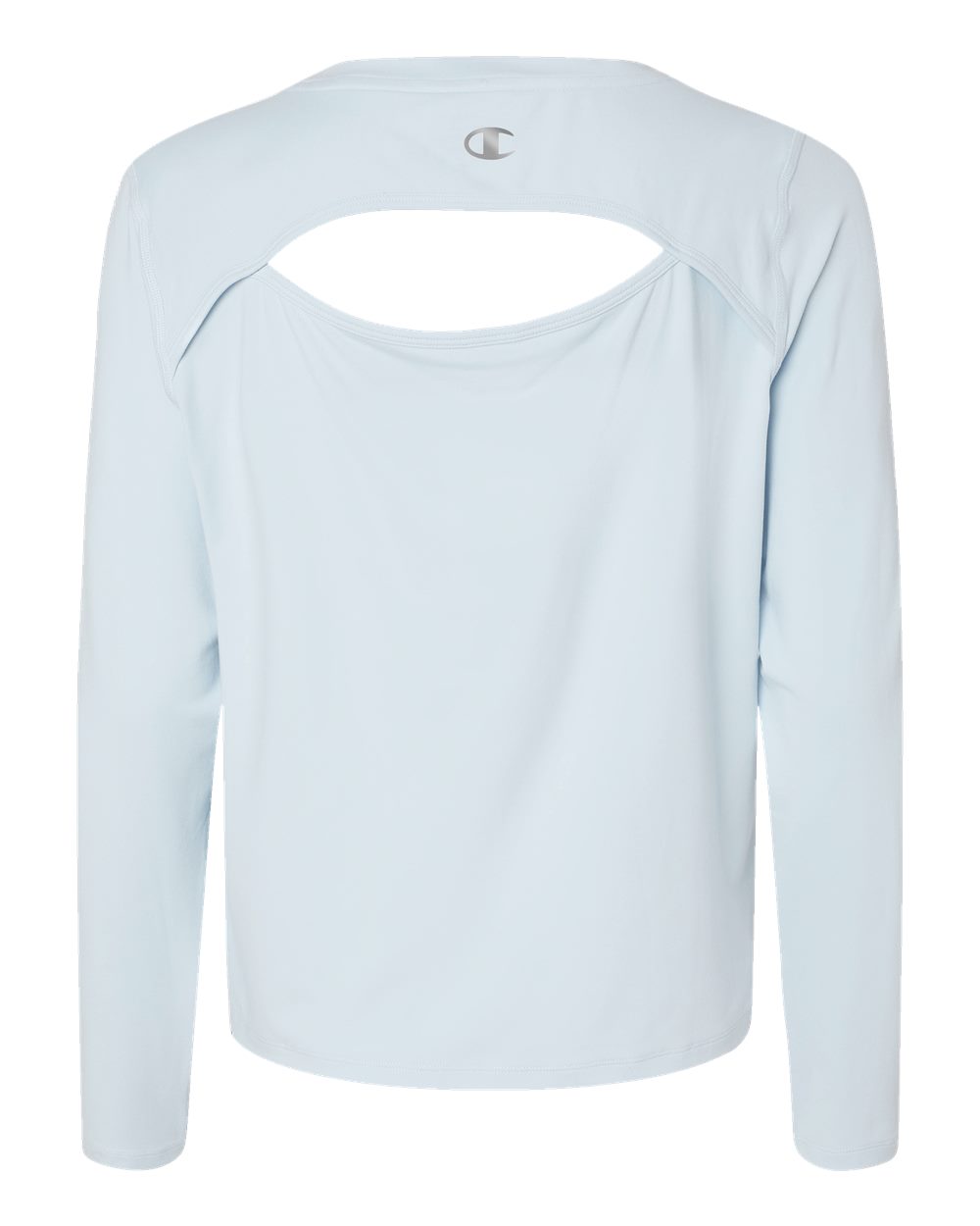 Front View of Collage Blue Women's Sport Soft Touch Long Sleeve T-Shirt - CHP140