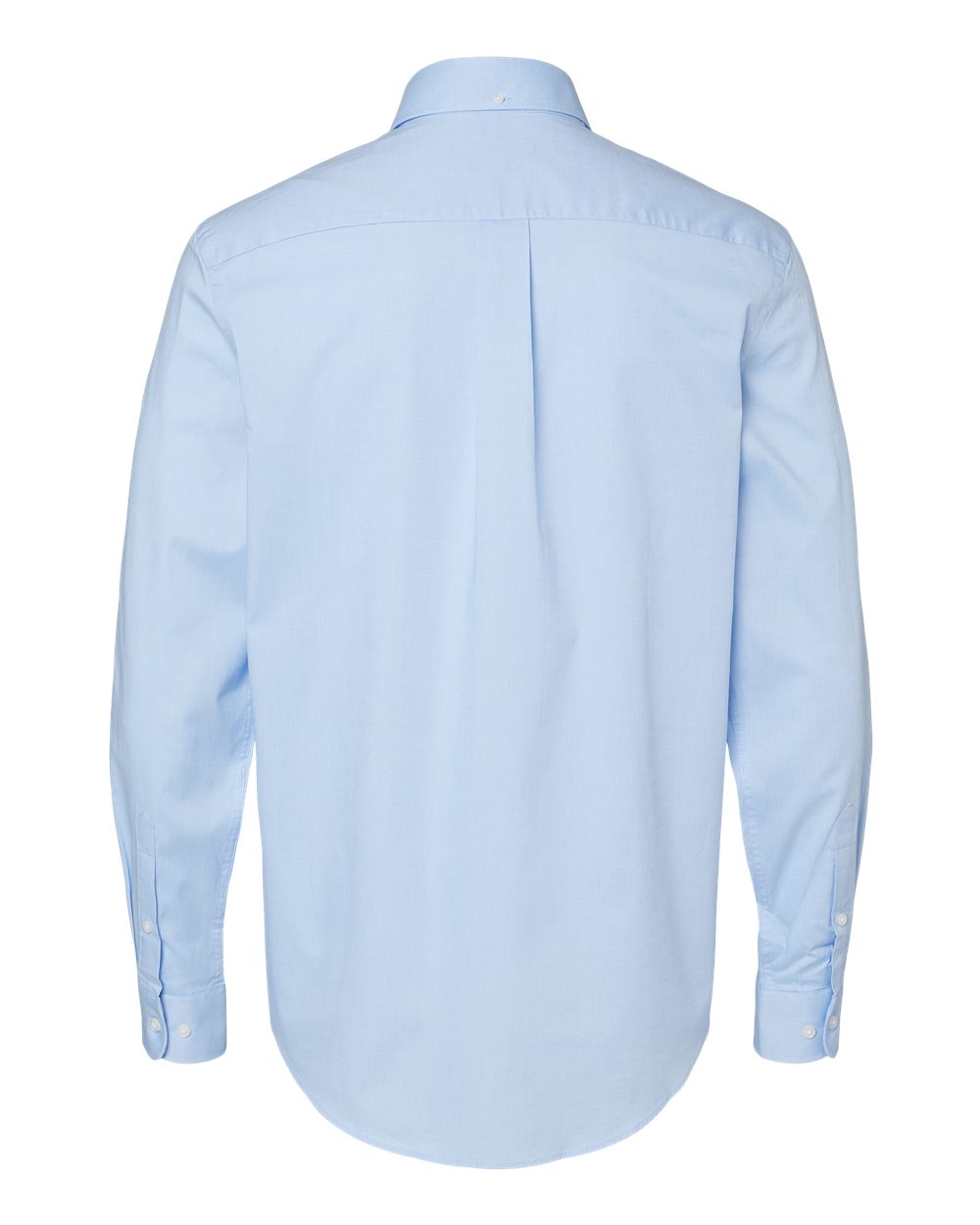 Rear View of Collection Blue Chambray Shirt - 13TH104