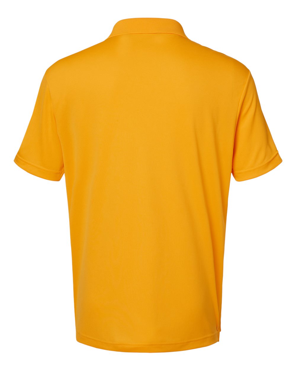Front View of Collegiate Gold Performance Polo - A230